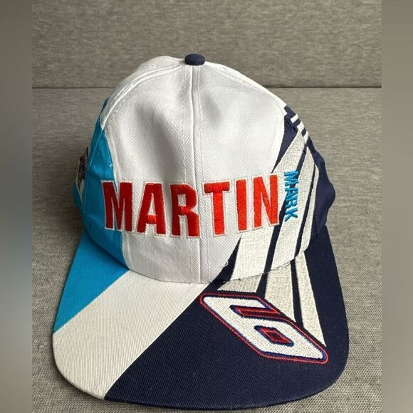 Vintage Mark Martin Hat Nascar Adjustable Snapback Valvoline #6 50th Anniversary - Picture 1 of 9